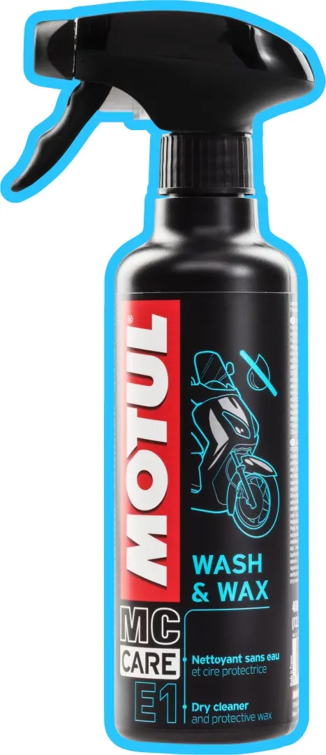 MOTUL E1 WASH WAX 400ML čisticí a ochranný prostředek (rozprašovač) ( )