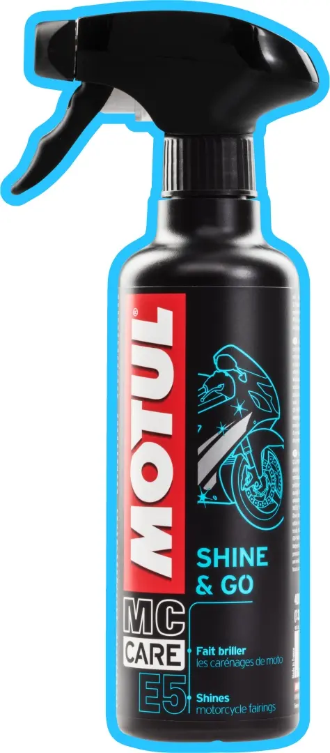 MOTUL E5 SHINE GO 0,4L (čištění a ochrana laku) rozprašovač ( )