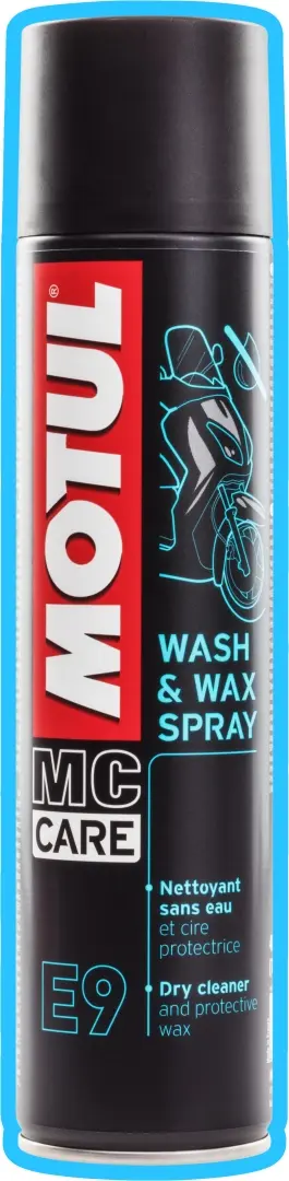 MOTUL E9 WASH WAX sprej 400ML (čištění a ochrana laku) (MOTUL E9 WASH WAX sprej 400ML (čištění a ochrana laku))