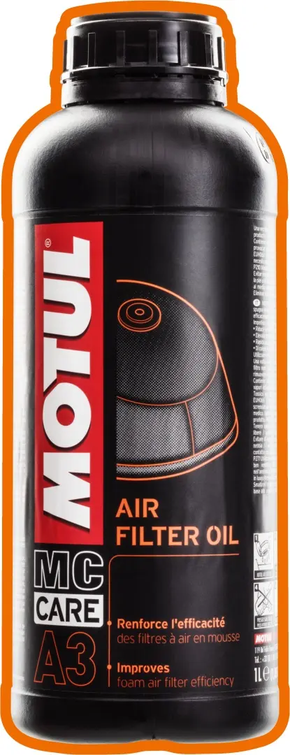 MOTUL A3 AIR FILTER OIL MC CARE 1L (olej pro vzduchové filtry) ( )