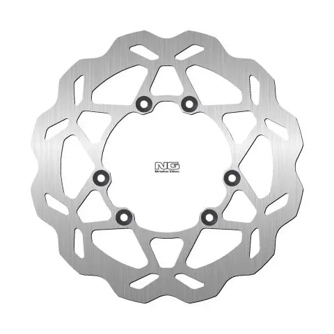 NG brzdový kotouč přední GAS GAS HALLEY 125/450 08-09, RIEJU MARATHON 125 08-18, MRT/MRX/SMX 50/125 (260X108X4mm) (6X7.5mm) (NG brzdový kotouč přední)