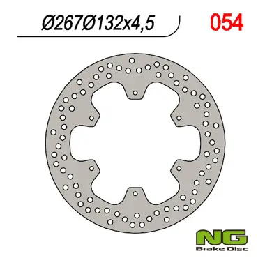 NG přední brzdový kotouč YAMAHA XT 600 85-94 (267X132X4,5) (NG přední brzdový kotouč YAMAHA XT 600 85-94 (267X132X4,5))