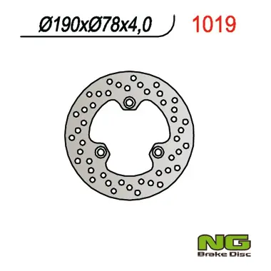 NG zadní brzdový kotouč SUZUKI LTR 450 06-12 (190x78x4) (NG zadní brzdový kotouč SUZUKI LTR 450 06-12 (190x78x4))