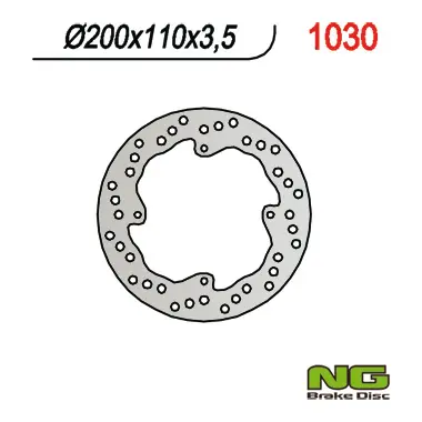 NG zadní brzdový kotouč KTM 85 SX 03-15 (200x110x3,5)(4x6,5mm) (NG zadní brzdový kotouč KTM 85 SX 03-15 (200x110x3,5)(4x6,5mm))
