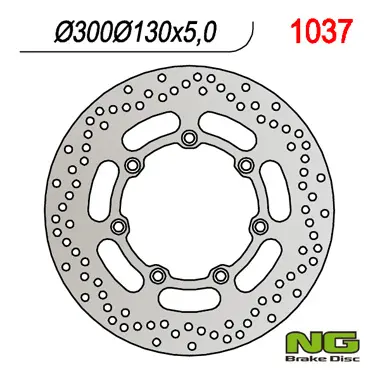 NG přední brzdový kotouč KAWASAKI VN 800 97-03, EN 500 94-03, VN 1500 CLASSIC 97 (300X130X5) (NG přední brzdový kotouč KAWASAKI VN 800 97-03, EN 500)