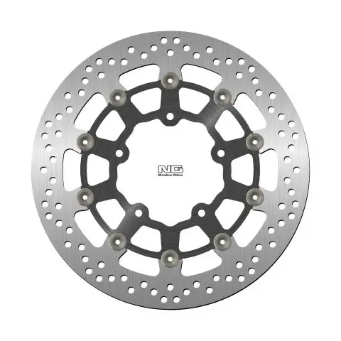 NG brzdový kotouč přední SUZUKI GSXR 600 06-07, 750 06, 1000 05-08, VZR 1800 06-13, VLZ 1800 17 (310X100X5,0mm) (5X10,5mm) plovoucí (střed hliníkový)