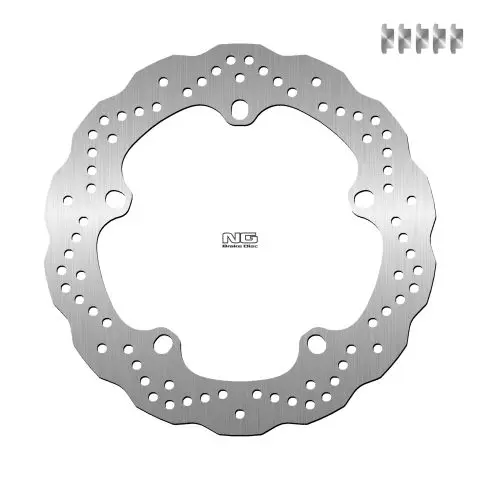 NG brzdový kotouč přední BMW R 850GS 99-07/1100GS 94-01/1150/1200GS 04-18, F750 GS 18-20, F850 GS 19-20 (305X181X4,8mm) (5X14,0mm) WAVE ( )