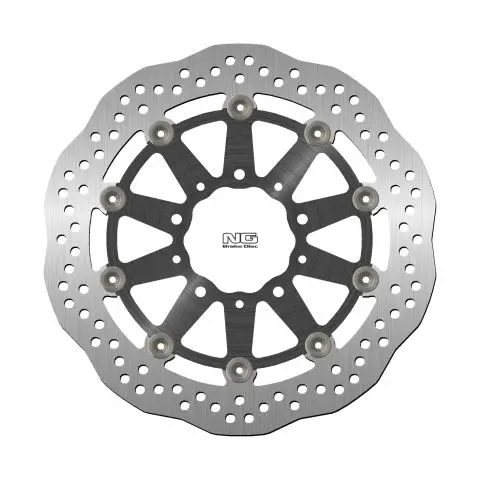 NG přední brzdový kotouč KAWASAKI ER6 F/N, ZX 10R 04-15, ZX6R 05-16, KLE 650 VERSYS 07-15, Z 750 (300X80X5mm) (5X10,5mm) WAVE plovoucí (prostředek
