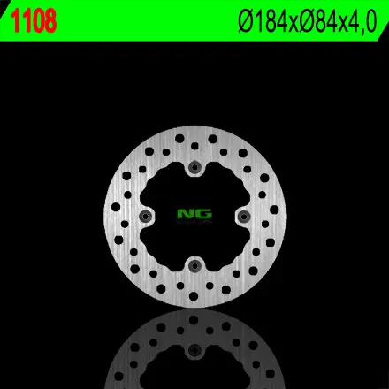 NG zadní brzdový kotouč KAWASAKI KX 80 84-99 (184X84X4) (4X6,5mm) (NG zadní brzdový kotouč KAWASAKI KX 80 84-99 (184X84X4) (4X6,5mm))