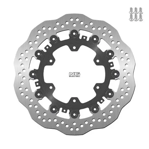 NG přední brzdový kotouč BMW K1100LT/RS 89-00, R1100GS/R 93-94, R1100R/RT/RS 92-01 (305X118X5mm) (6X9,0mm) WAVE plovoucí (NG přední brzdový kotouč)