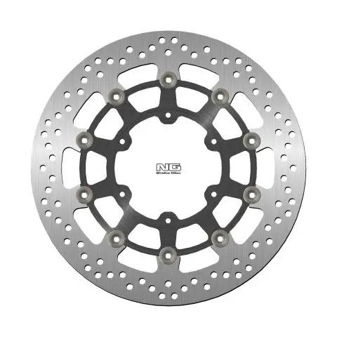 NG přední brzdový kotouč SUZUKI GSXR 600/750 08-18, GSXR 1000 09-16, GSX 750Z 08-14 (310X102X5mm) (6X8,5mm) plovoucí (prostředek hliníkový) (NG)