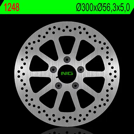 NG přední brzdový kotouč HARLEY DAVIDSON 883/1200/1450/1584/1690/1800 (300X56,3X5) (5X8,5mm) (NG přední brzdový kotouč HARLEY DAVIDSON)