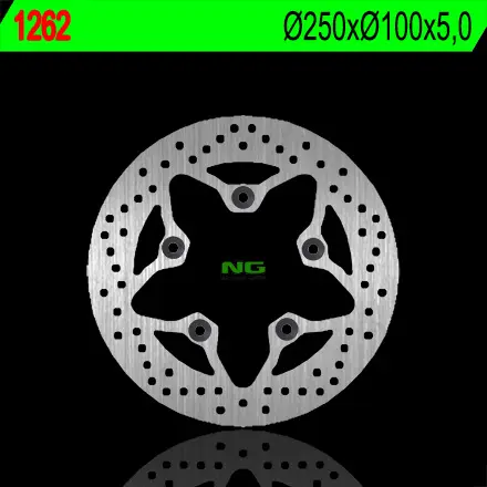 NG brzdový kotouč zadní KAWASAKI ZRX 1100/1200 99-06, ZZR 1200 02-05 (220X100X5) (5X10,5mm) (NG brzdový kotouč zadní KAWASAKI ZRX 1100/1200 99-06,)