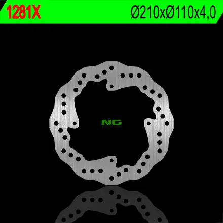NG brzdový kotouč zadní KTM SX 85 11-20 (210X110X4) KTM 250/350 FREERIDE 12-17 WAVE (NG brzdový kotouč zadní KTM SX 85 11-20 (210X110X4) KTM 250/350)