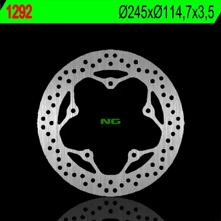 NG přední brzdový kotouč YAMAHA YBR 125 06-17, YS 125 17-20 (245X114,7X3,5) (5X8,5mm) (NG přední brzdový kotouč YAMAHA YBR 125 06-17, YS 125 17-20)
