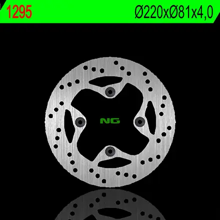 NG přední brzdový kotouč SUZUKI RV 125/200 VAN VAN 05-17 (220X81X4) (4X10,5mm) (NG přední brzdový kotouč SUZUKI RV 125/200 VAN VAN 05-17 (220X81X4))