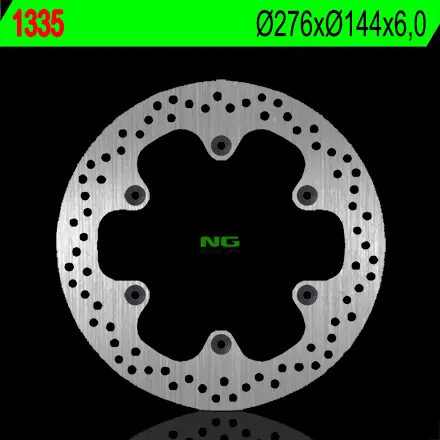 NG brzdový kotouč zadní HONDA CB 1300 01-05, CBR 1000F 87-92, NT 650/700V 98-15, CB 1000 93-95 (276X144X6) (6X10,5mm) - nahrazuje NG214 (NG brzdový)