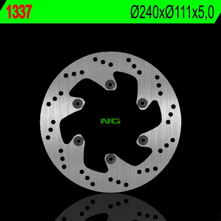 NG brzdový kotouč zadní KTM SMC 690 R 07-14, ENDURO 690 08-22, LC8 950/990 ADVENTURE 02-05 (240X111X5mm) (6X6,25mm) (NG brzdový kotouč zadní KTM SMC)