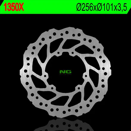 NG přední brzdový kotouč HONDA CRF 250L 12-22 (256X101X3,5) WAVE(6X6,25mm) (NG přední brzdový kotouč HONDA CRF 250L 12-22 (256X101X3,5))