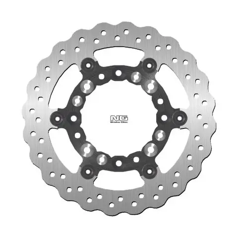 NG přední brzdový kotouč KAWASAKI KDX 125 90-03, KLX 250 09-14, KLX 650 93-14 ( 250X100X3mm) (4 otvory) WAVE plovoucí (NG přední brzdový kotouč)
