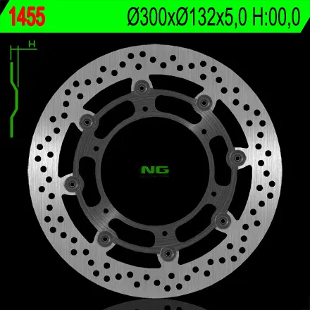 NG brzdový kotouč přední YAMAHA WR 250X 08-12 (SUPERMOTO) (plovoucí) (NG brzdový kotouč přední YAMAHA WR 250X 08-12 (SUPERMOTO) (plovoucí))
