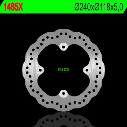 NG brzdový kotouč zadní HONDA CBF 500 R/X 13-21, CBR 500R 13-21, CB 650F 14-18, CB650R 19-20 (240X118X5) (4X10,5mm) WAVE (NG brzdový kotouč zadní)