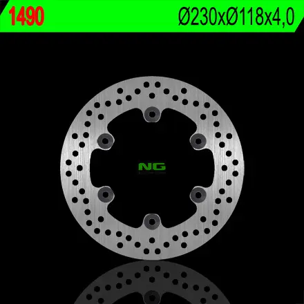 NG brzdový kotouč zadní YAMAHA YZF 125R 14-18, MT 125 14-19 (230X118X4) (6X8,5mm) (NG brzdový kotouč zadní YAMAHA YZF 125R 14-18, MT 125 14-19)