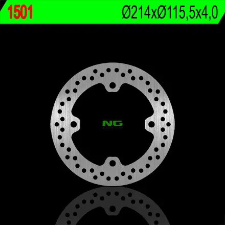 NG brzdový kotouč přední/zadní CAN-AM COMMANDER 800/1000 11-14, MAVERICK 1000 13-14 (214X115,5X4) (4X11,5mm) (NG brzdový kotouč přední/zadní CAN-AM)