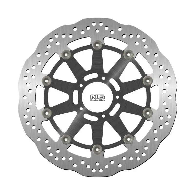 NG přední brzdový kotouč KTM SUPER DUKE 1290GT 14-22, SUPER DUKE 1290R/RR 21-22 (320X64X5mm) (5X8,25mm) WAVE plovoucí (prostředek hliníkový) ( )