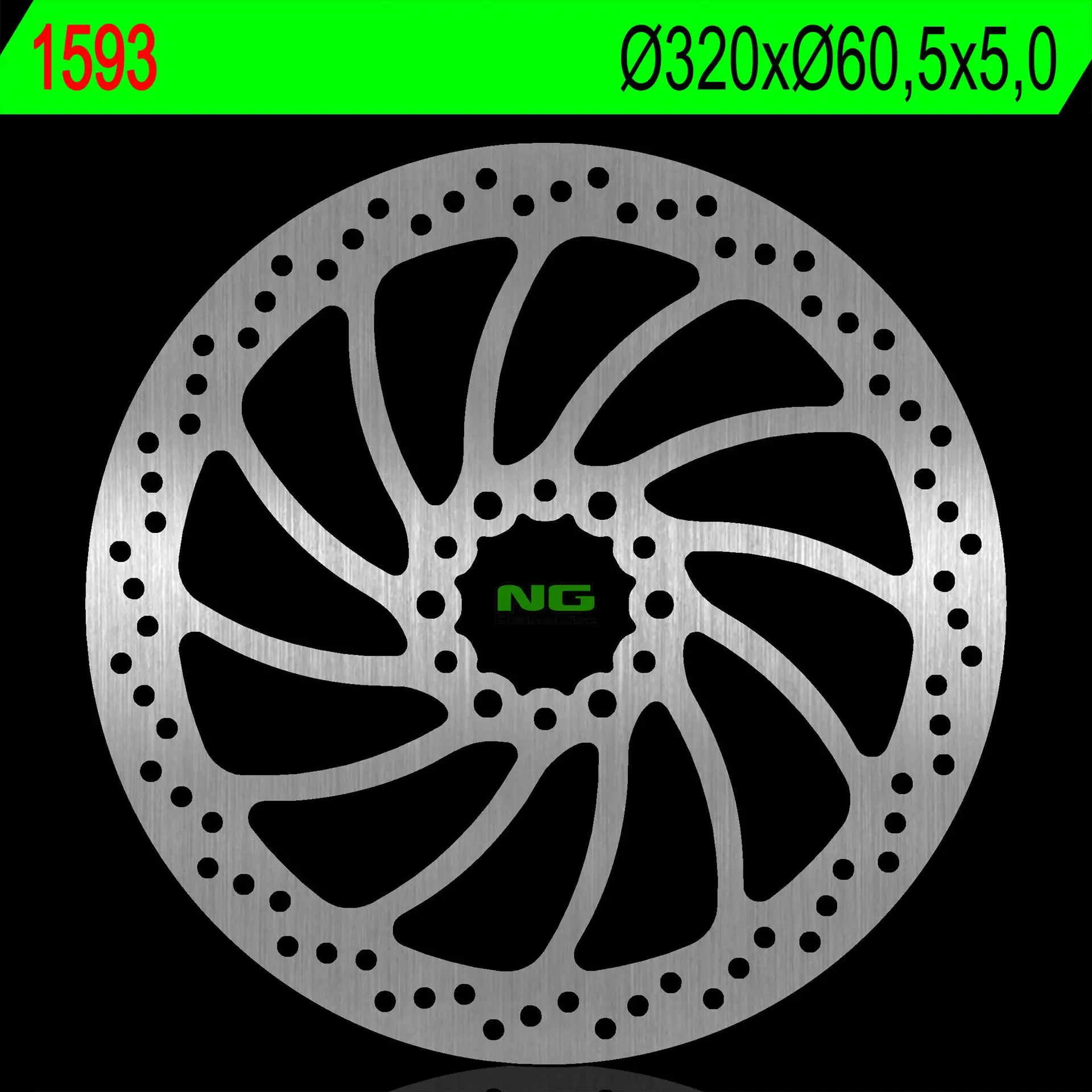 NG přední brzdový kotouč KTM DUKE 390 17 RC 250/390 17 (320X60,5X5,0mm) (NG přední brzdový kotouč KTM DUKE 390 17 RC 250/390 17 (320X60,5X5,0mm))