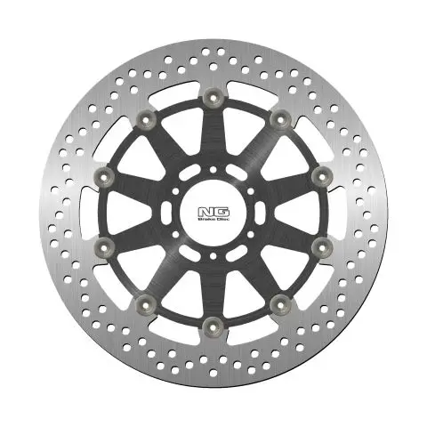 NG přední brzdový kotouč APRILIA DROSODURO 900/TUONO660 17-21, MOTO GUZZI V7 17-20 (320X64X4,5mm) (6X8,5mm) plovoucí (prostředek hliníkový) ( )