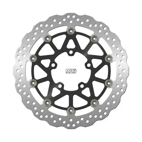 NG přední brzdový kotouč KAWASAKI Z1000/ZZR1400 17-20 (310X80X5,5mm) (5X10,5mm) WAVE plovoucí (prostředek hliníkový) (NG přední brzdový kotouč)