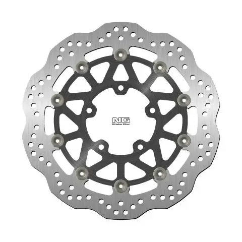 NG přední brzdový kotouč KAWASAKI Z1000SX 19-21, Z1000 07-20 (300X80X5,5mm) (5X10,5mm) WAVE plovoucí (prostředek hliníkový) (NG přední brzdový kotouč)