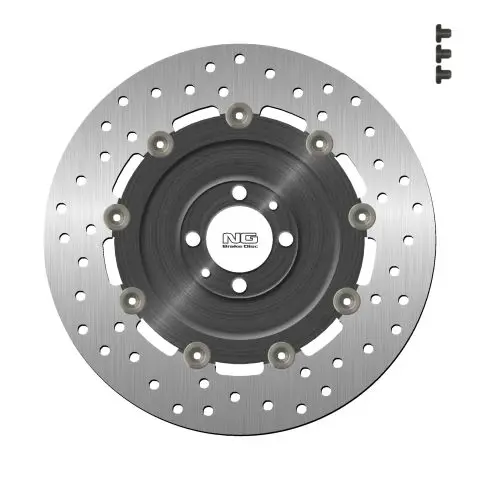 NG brzdový kotouč zadní BMW K1200LT/R1200C/CL 97-09 (285X51,1X7mm) (4X12,8mm) plovoucí (prostředek hliníkový) (NG brzdový kotouč zadní BMW)