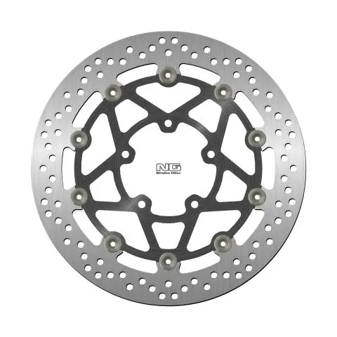 NG přední brzdový kotouč TRIUMPH BONNEVILLE 850/T100 09-21, STREET TRIPLE 13-18 (310X82,5X5mm) (5X10,5mm) plovoucí (prostředek hliníkový) (NG přední)