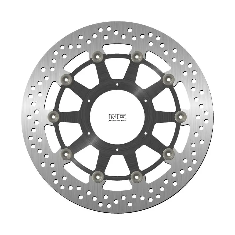 NG přední brzdový kotouč HONDA CBR1000RR 09-19 (320X74X5mm) (6X6,5mm) plovoucí (střed hliníkový) - malé škrábance (NG přední brzdový kotouč HONDA)