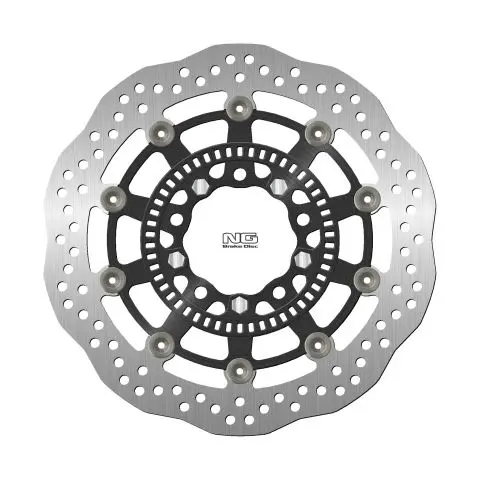 NG přední brzdový kotouč KAWASAKI ER6N 05-17, KLE 650 VERSYS 07-21, ZX6R 13-18 ,VULCAN 650 15-21 (300X80X5mm) (5X10,5mm) WAVE plovoucí (prostředek