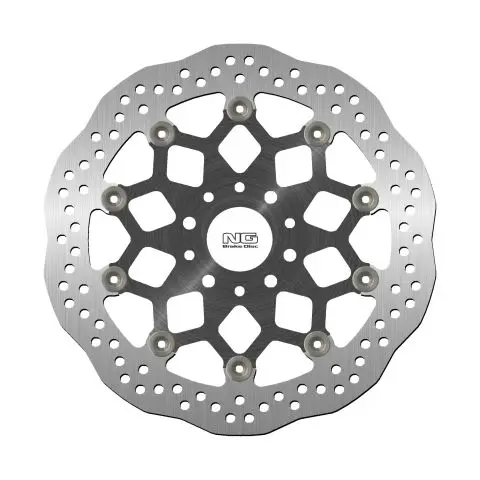 NG přední brzdový kotouč KTM DUKE 790 18-20 (300X52X5mm) (5 otvorů) WAVE plovoucí (prostředek hliníkový) (NG přední brzdový kotouč KTM DUKE 790 18-20)