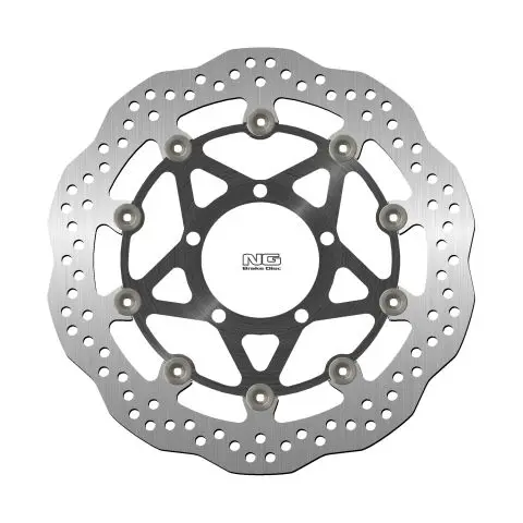 NG přední brzdový kotouč TRIUMPH DAYTONA 675 06-13, STREET 675 07-13 (310X84,5X5) (5X10,5mm) (prostředek hliníkový) WAVE - nahrazuje NG1257X (NG)