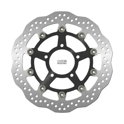 NG přední brzdový kotouč TRIUMPH DAYTONA/SPEED FOUR/TT 00-06 (310X78X5mm) (5X10,5mm) WAVE plovoucí (prostředek hliníkový) (NG přední brzdový kotouč)