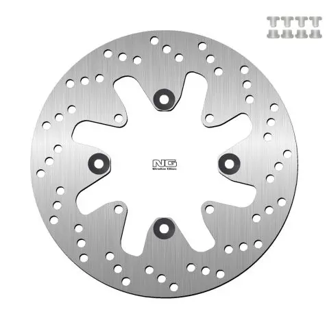NG brzdový kotouč zadní KAWASAKI VERSYS 650 15-16 (250X100X4,5mm) (4X10,5mm) (NG brzdový kotouč zadní KAWASAKI VERSYS 650 15-16 (250X100X4,5mm))