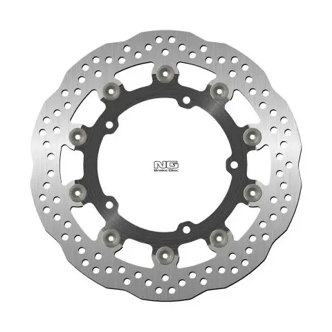 NG brzdový kotouč přední YAMAHA FZS 600 04-10, MT-03 05-14, XJR1300 95-13, R6 03-09 (298X132X5mm) (5X8,5mm) WAVE plovoucí (střed hliníkový) ( )