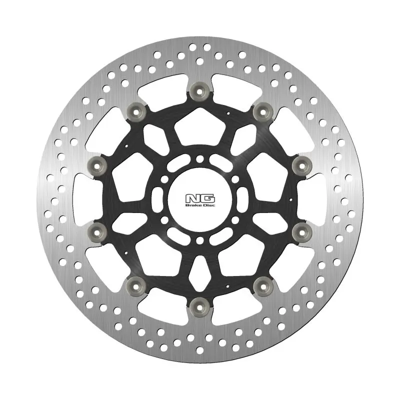 NG přední brzdový kotouč DUCATI ST4 996 04-06, MOTO GUZZI NTX 1200 STELVIO 09-10 (320X64X5mm) (6X8,25mm) (střed hliníkový) (NG přední brzdový kotouč)