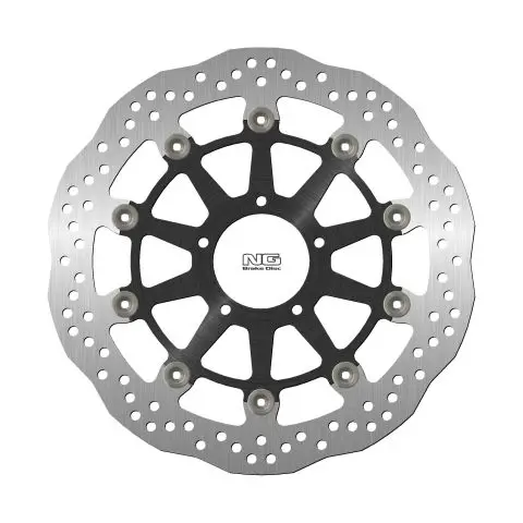 NG brzdový kotouč přední DUCATI 848 08-13, PANIGALE 959 18-19, S4R 996 07-09 (320X72X5mm) (5X8,5mm) WAVE plovoucí (střed hliníkový) (NG brzdový)