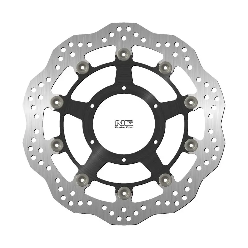 NG přední brzdový kotouč HONDA CBR 1000RR FIREBLADE 08-09 (310X94X5mm) (6X6,25mm) WAVE plovoucí (prostředek hliníkový) (NG přední brzdový kotouč)