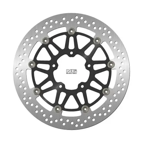 NG přední brzdový kotouč MV AGUSTA BRUTALE 800 15-21, F3 11-19 (320X80X5mm) (5X8,5mm) plovoucí (prostředek hliníkový) (NG přední brzdový kotouč MV)