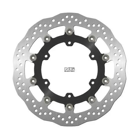 NG přední brzdový kotouč YAMAHA FJR1300 05-21 (320X132X4,5mm) (6X8,5mm) WAVE plovoucí (prostředek hliníkový) (NG přední brzdový kotouč YAMAHA FJR1300)