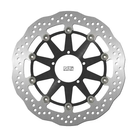 NG přední brzdový kotouč DUCATI SCRAMBLER 18-21 (320X78X4,5mm) (5X8,5mm) WAVE plovoucí (prostředek hliníkový) (NG přední brzdový kotouč DUCATI)