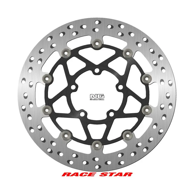 NG přední brzdový kotouč RACE STAR PREMIUM TRIUMPH SPEED TRIPLE 1200 18-23 (320X82,5X4,5mm) (5X10,25mm) WAVE plovoucí (prostředek hliníkový, vylepšené