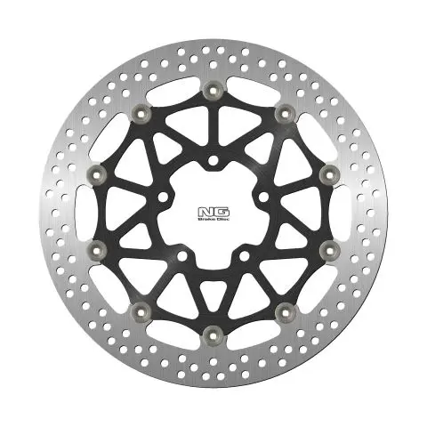 NG přední brzdový kotouč KAWASAKI ZX-10R/RR 17-21 (330X80,5X5mm) (5X10,5mm) plovoucí (prostředek hliníkový) (NG přední brzdový kotouč KAWASAKI)